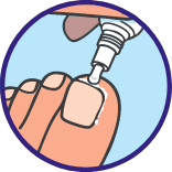 Step 3 apply a second drop